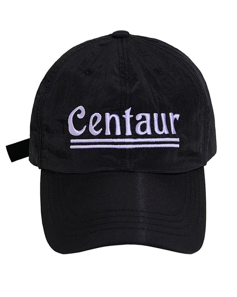 CENTAUR NYLON BALL CAP_BLACK - THE CENTAUR