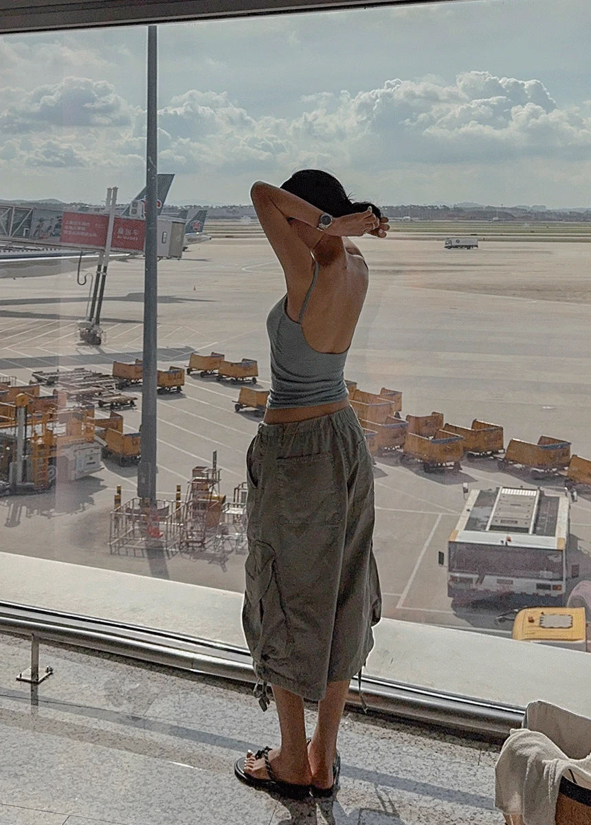 셔플 하트카고 팬츠