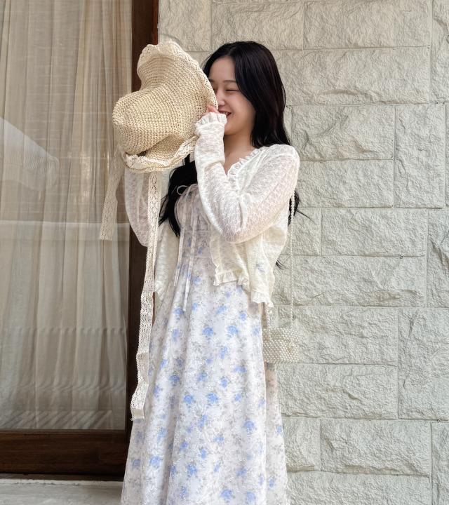 오디샵 [휴양지룩🌴/여름best] 플라워 잔꽃무늬 나시원피스 (셔링/스모그밴딩/바캉스/휴가룩/비치/동남아/여리여리/살안타템)
