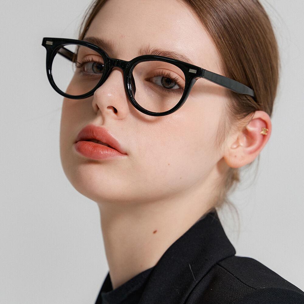 RECLOW E525 BLACK GLASS 안경