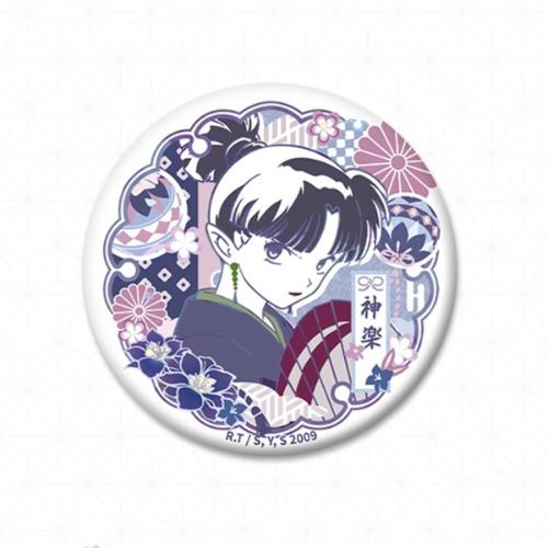 (26년 3분기 발매) 이누야샤 캔뱃지 실루엣 버전 카라 카구라 중국 공식 굿즈