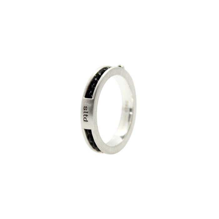 silver fever crochet ring