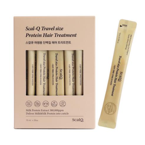 스칼큐 친환경 여행용 일회용 단백질 헤어 트리트먼트 10ml 20개입 - 기능성 트리트먼트 | 쿠팡