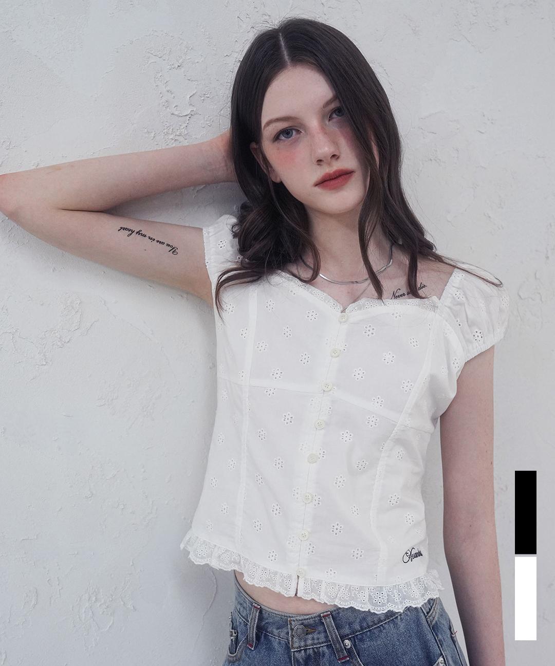 어반드레스 Misty Bow Blouse - 2COL