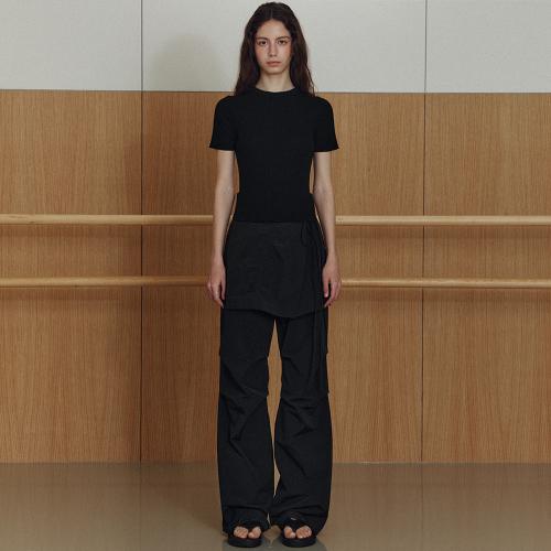 르(LE)  skirt layered pants (black) - 사이즈 & 후기 | 무신사