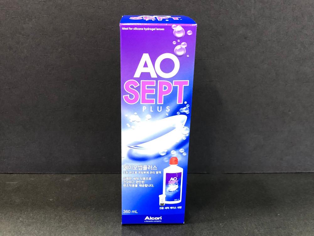 에이오셉 플러스 렌즈 세척액 360mL / AOSEPT / 무방부제관리용액 : SSC 마켓