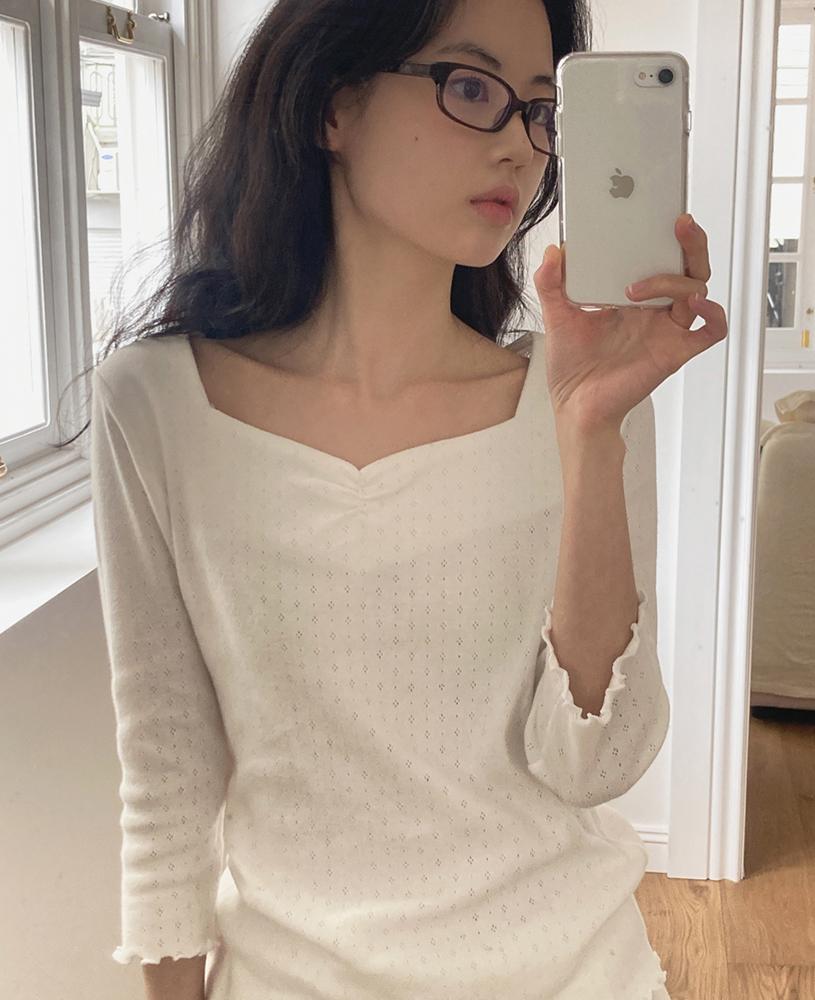메이비베이비 [Dearest] Riru Tee (아이보리) (예약주문 5일이상소요)