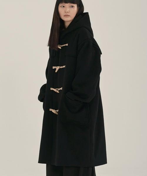 유니섹스 더플코트 블랙