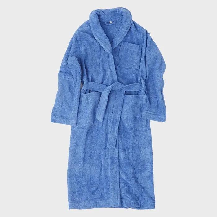 (U) CLASSIC BATHROBE (CLEAR BLUE)