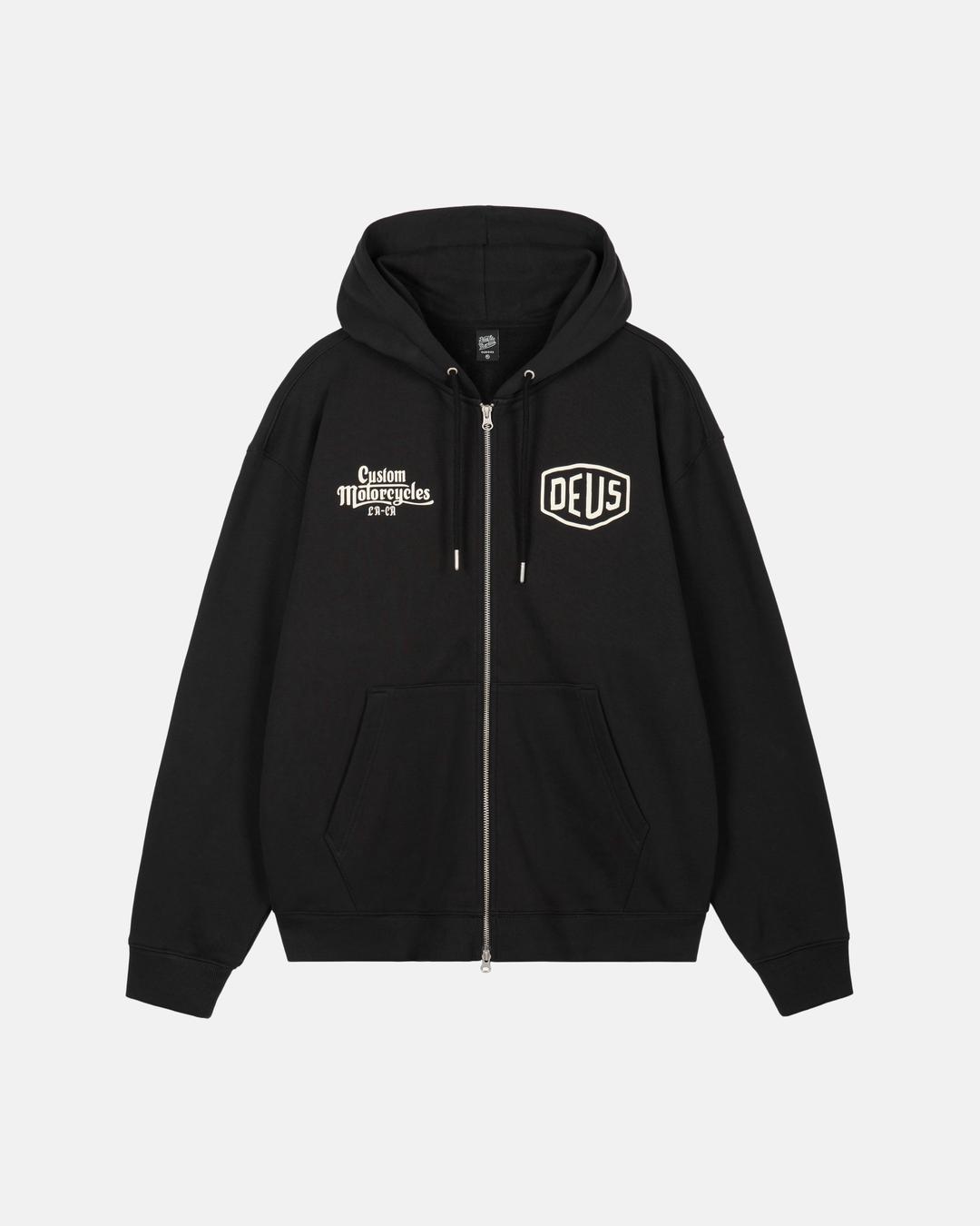 Drifter Hoodie Zipup_Black