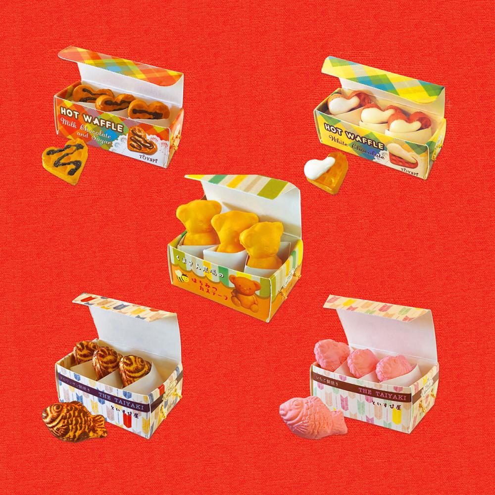 [토이즈스피리츠] 박스 안에 부드러운 디저트 마스코트 육일돌 미니어쳐 피규어 5종세트 가챠 캡슐토이