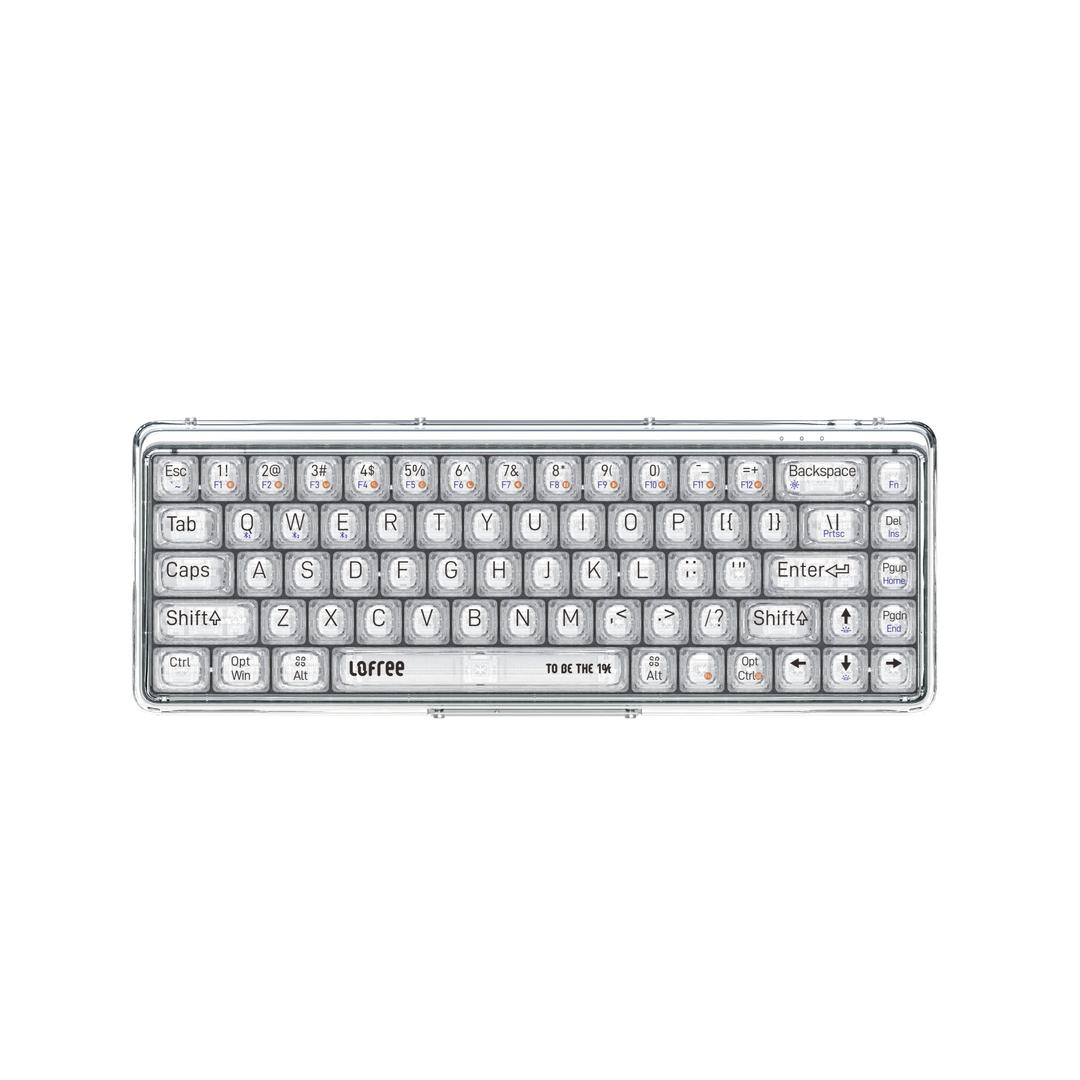 LOFREE 1% Transparent Mechanical Keyboard - Keyboard Only