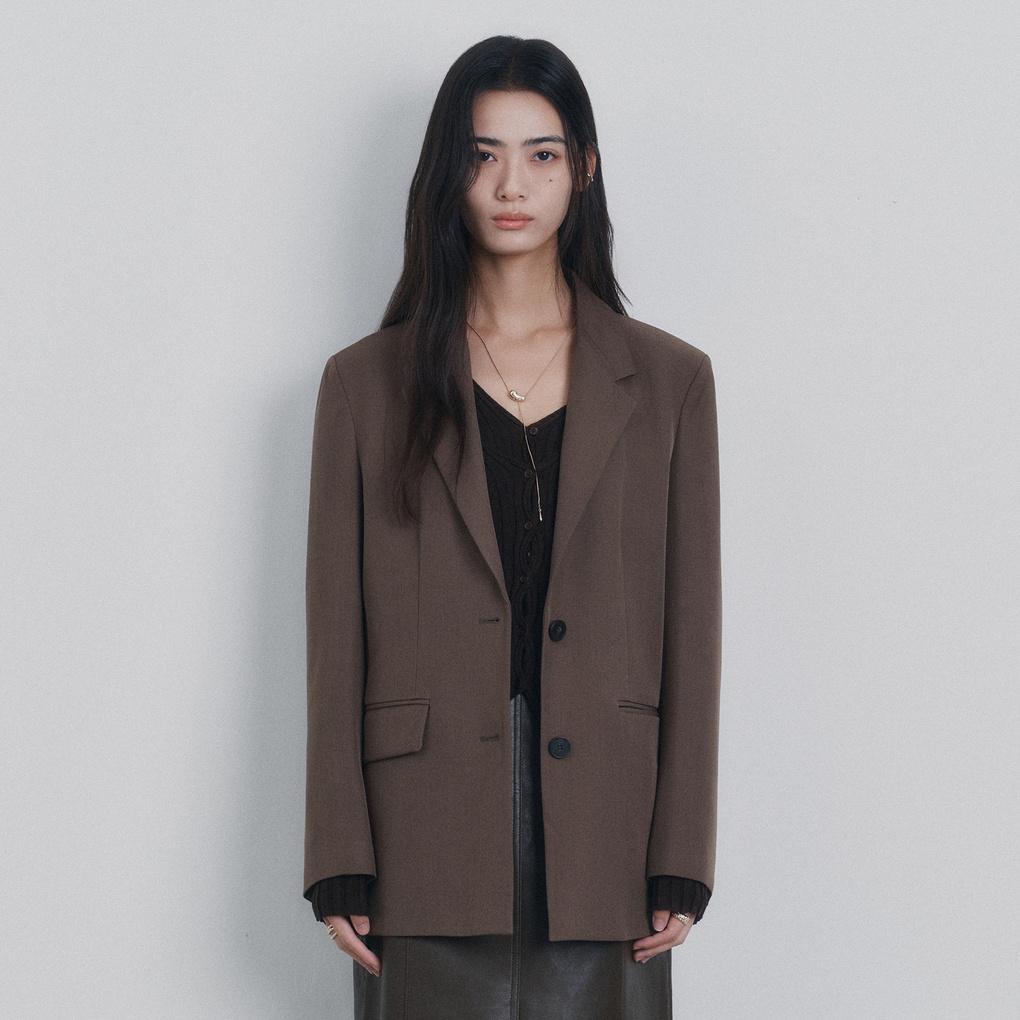 [시즌오프][장바구니15%]테일러드 세미 오버핏 자켓_MIWJKFT0PG