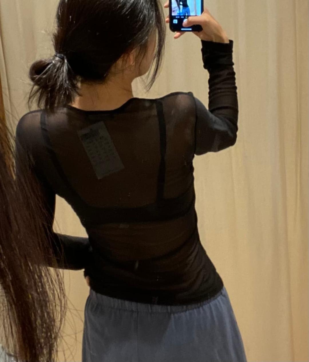 브랜디멜빌 시스루 블랙탑 | 후루츠패밀리