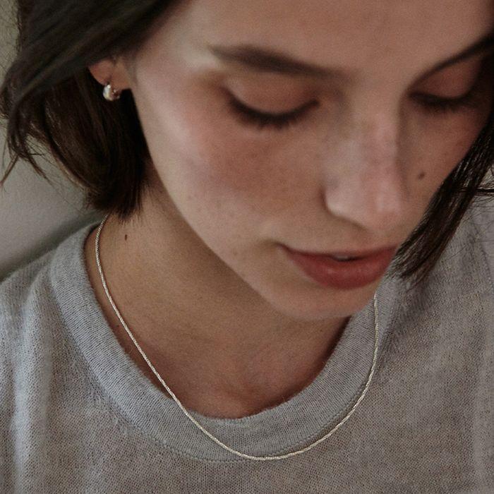[29CM 단독] [925 silver] Un.silver.194 / foret necklace