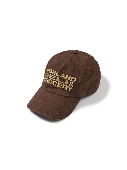 Embroidered Ball Cap Brown