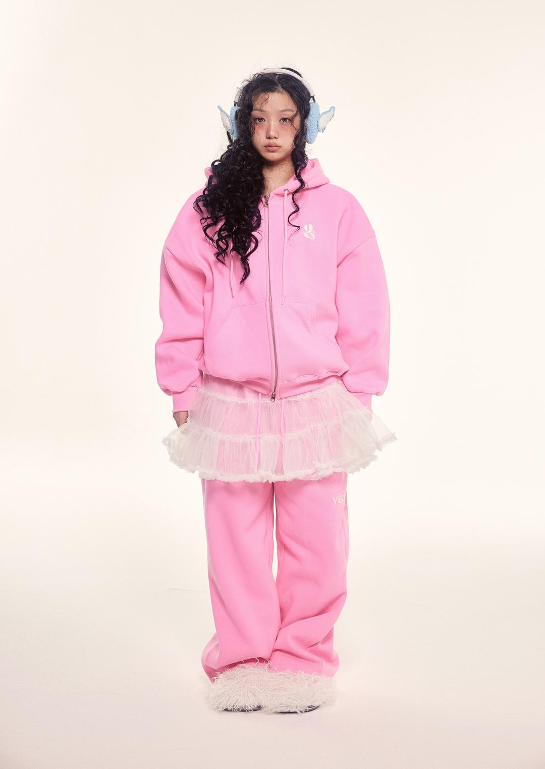 Wing hoodie SET - pink