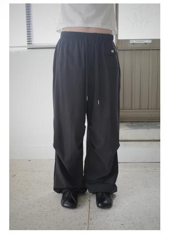 snap jogger banding pants (4c)