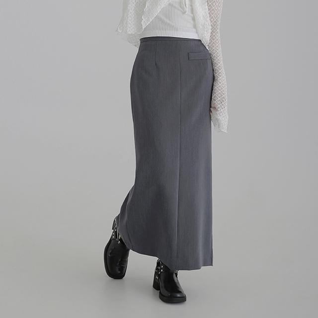 제이어반스 프리아 뒷트임 일자 세미 롱스커트 2col