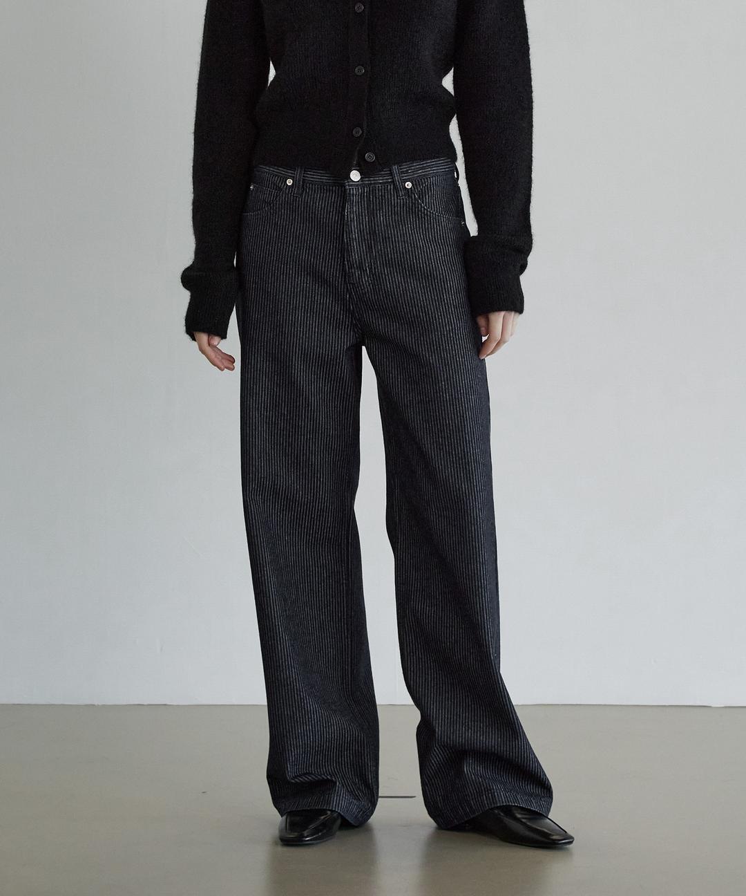 Stripe denim jeans - Indigo