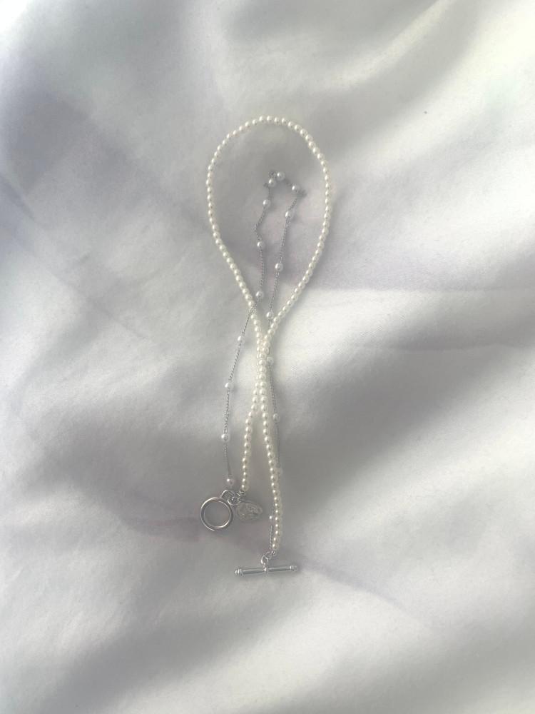 [히피디피] 투라인 펄 목걸이