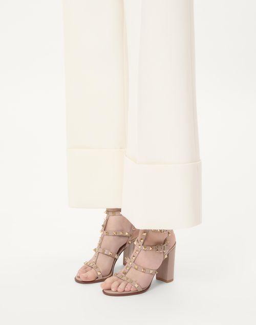 락스터드 스트랩 샌들 90mm