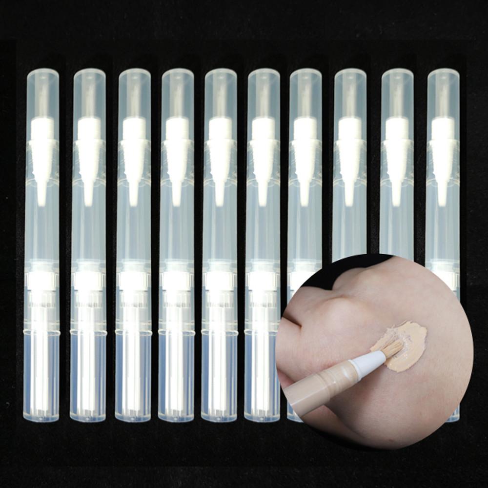 큐티클 오일펜 용기 공병 3ml 10개입 파운데이션 펜타입공병 브러쉬포함