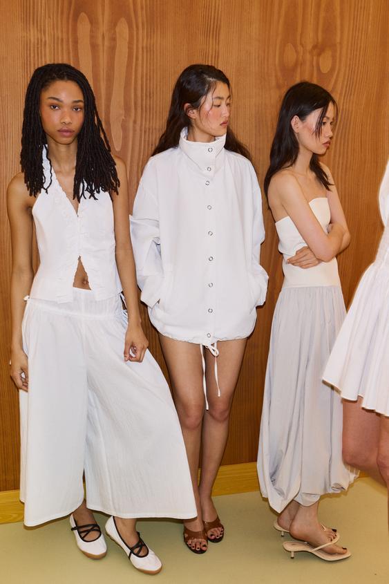 나일론 프릴 탑