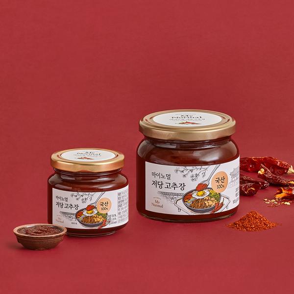 마이노멀 국산 100% 저당 태양초 고추장 230g / 500g