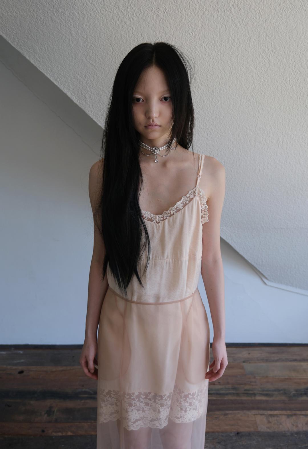 Lace Sleeve Dress, 4color