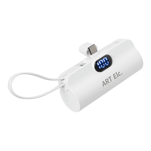 아트일렉 미니 도킹형 갤럭시 아이폰 일체형 10W 고속충전 보조배터리 5000mAh USB C타입 - 보조배터리 | 쿠팡