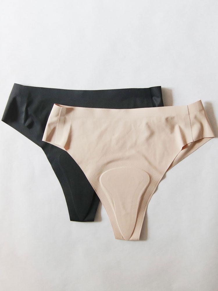 오슬 오슬 여성 와이존 커버 티팬티 무봉제 노라인 심리스 2color