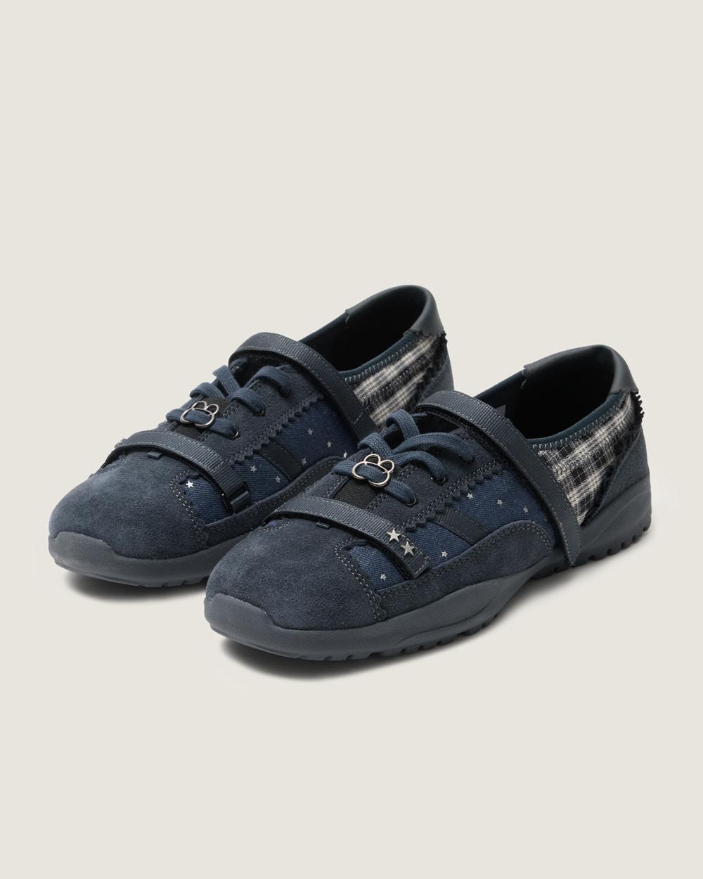 [사은품 증정] [뚜오미오 X 플러피시트러스] Memento Patchwork Sneakers_Navy