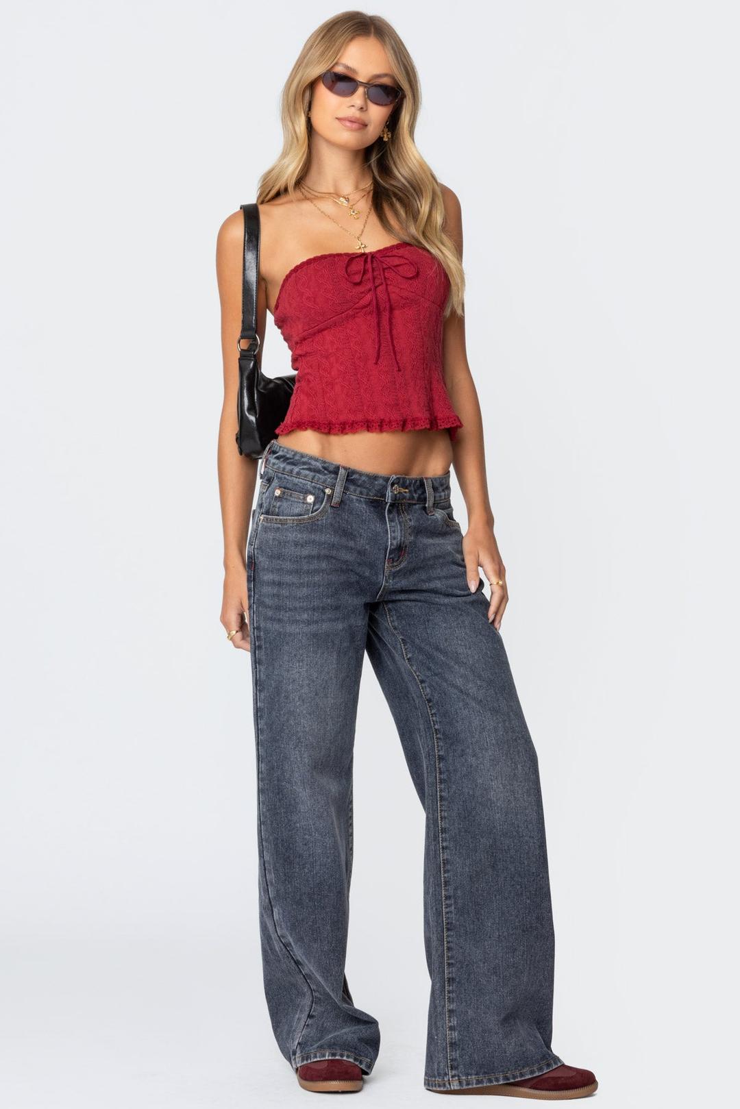 Ace Relaxed Jeans - DARK BLUE / XS