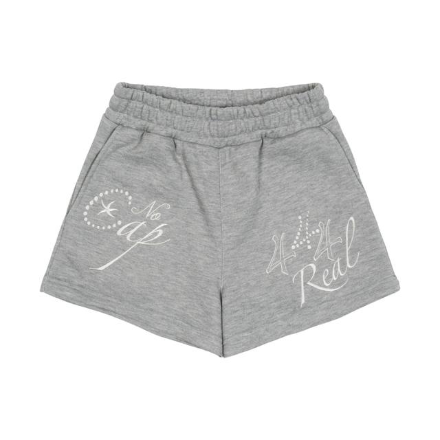 (w) TCM cap short sweat pants (grey)