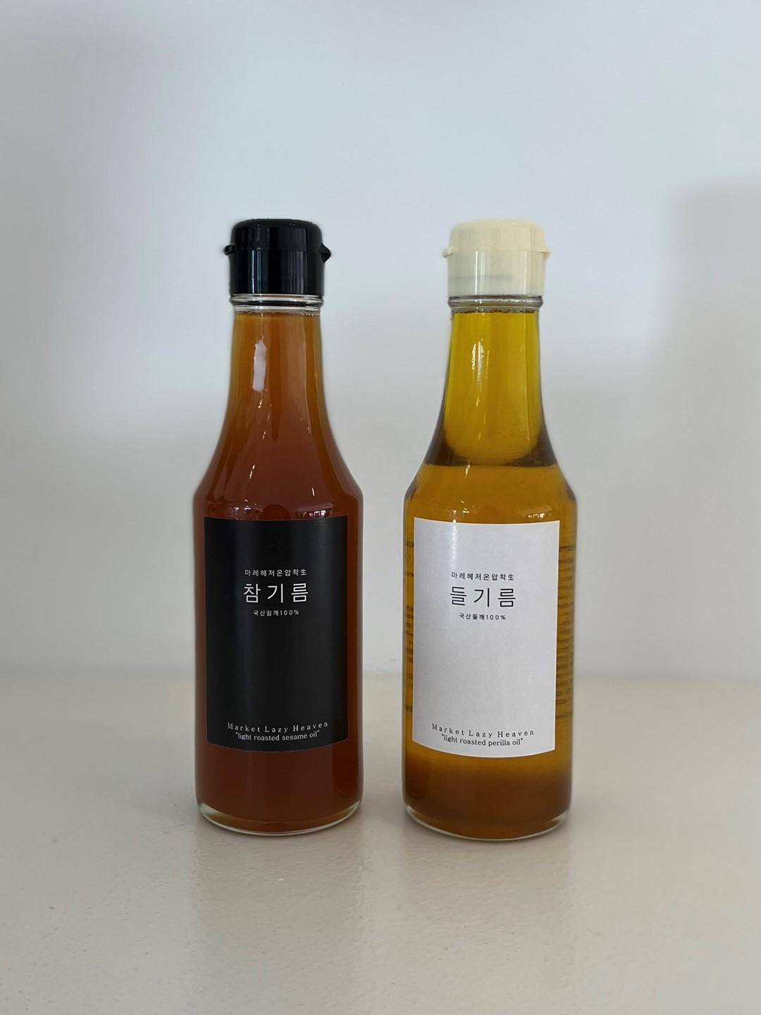 저온압착 참/들기름(선택)