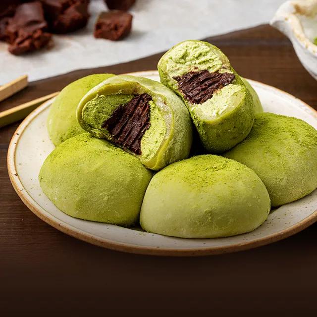 쿠캣 초코쏙녹차 찹쌀떡 585g (2팩/4팩)