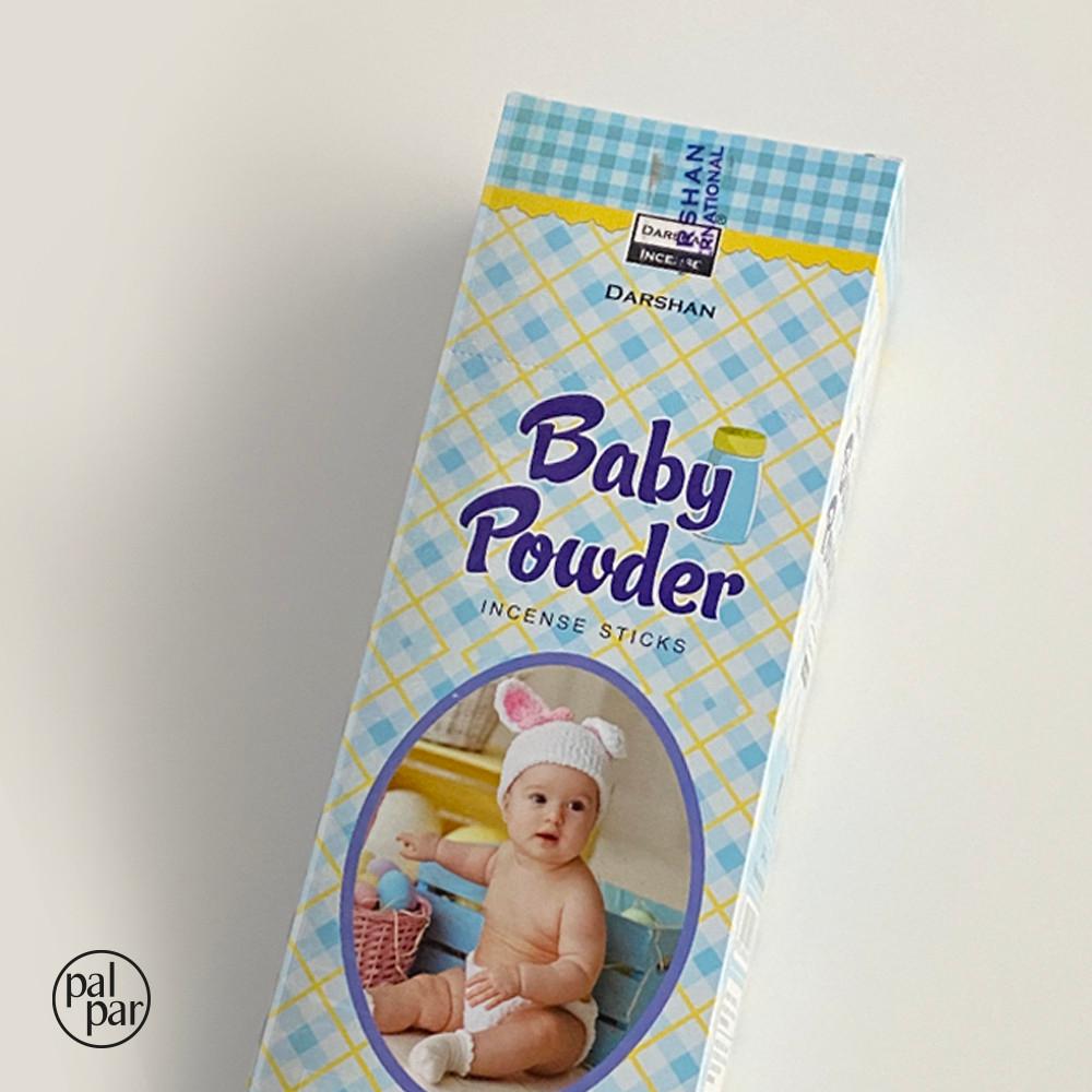 [palpar]다르샨 베이비파우더 인센스 스틱 헥사 인도 아로마향 천연디퓨저 실내 방향제