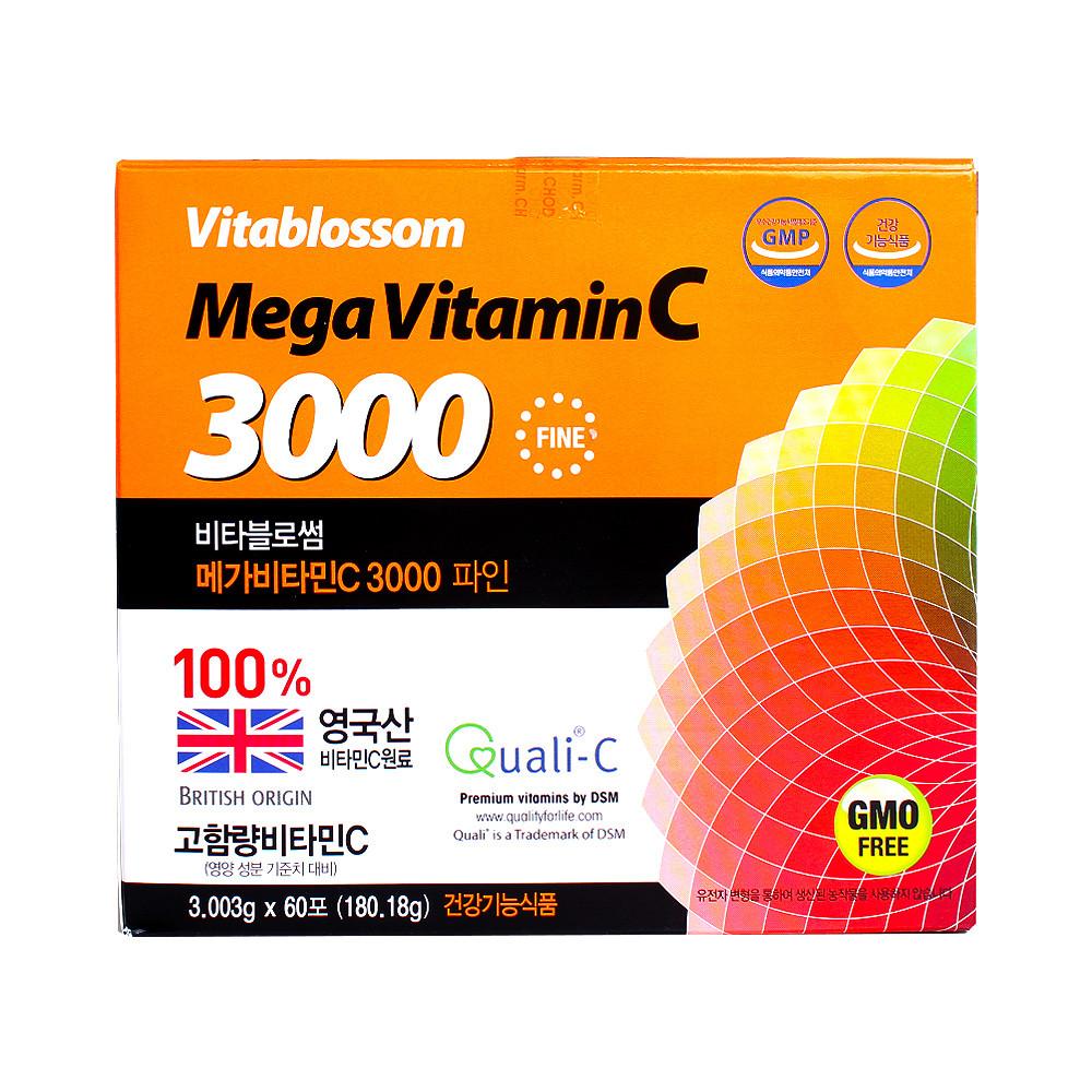 비타블로썸 메가비타민 C3000파인 메가도스 아스코르빈산
