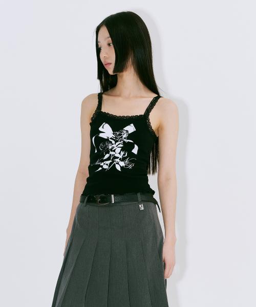 LACE SLEEVELESS_BLACK