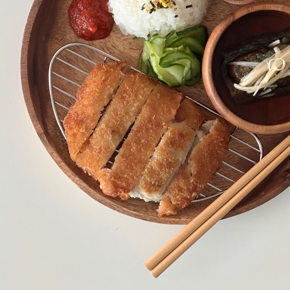 스테인리스 반달 돈가스망