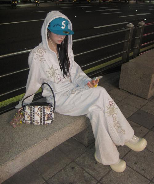 L19 ANGEL TRAINING PANTS(MELANGE)