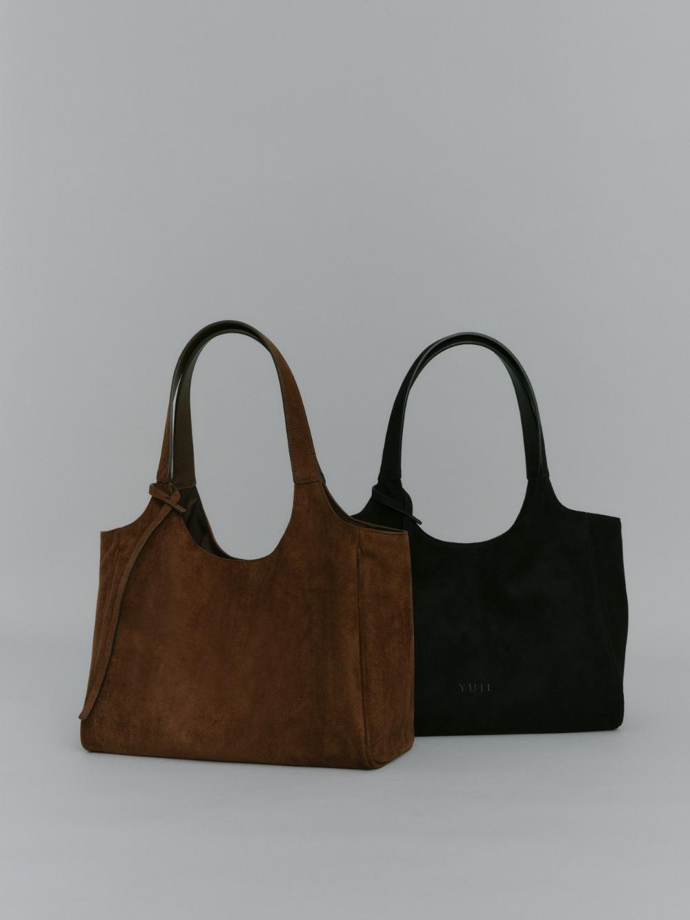 SUEDE LIBER BAG_middle (2color)