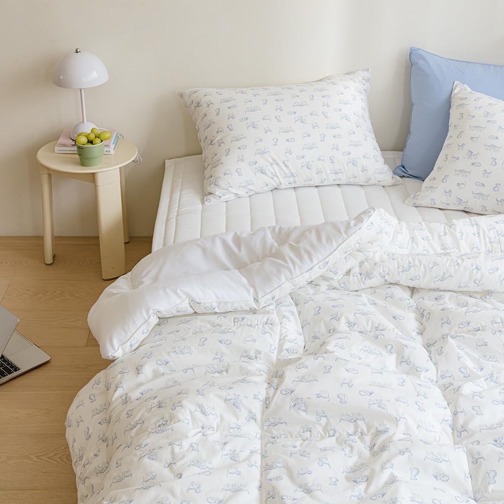 [메종드모노] 마이키튼 순면 사계절 차렵이불 SS/Q