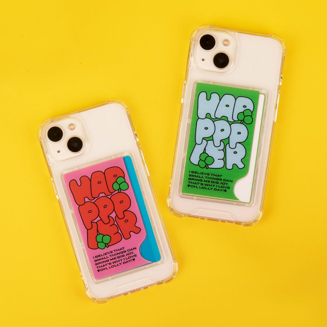 [Phone case] Card pocket_doodle (7월 25일부터 순차 출고예정)