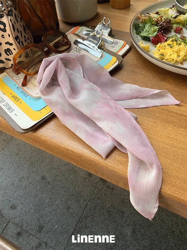 Rosé scarf (pink)