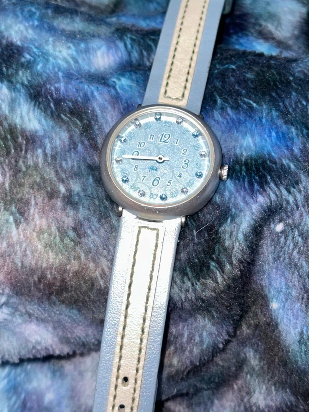 (빈티지) 블루 펄 시계 | 후루츠패밀리