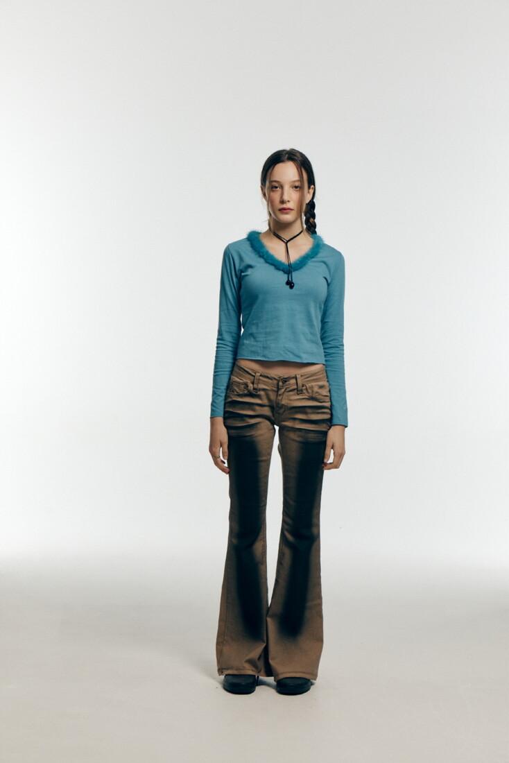 slade jeans - brown washed