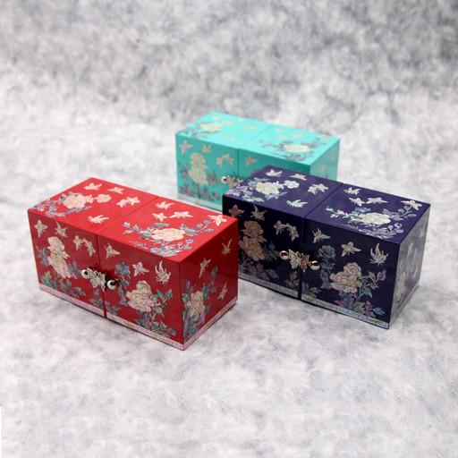 나전 목단 쌍합