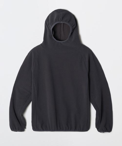 와플 하이넥 후드 티셔츠_SPLWG23C91